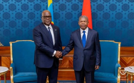 Luanda : Félix Tshisekedi et João Lourenço échangent sur la sécurité dans l'Est de la RDC