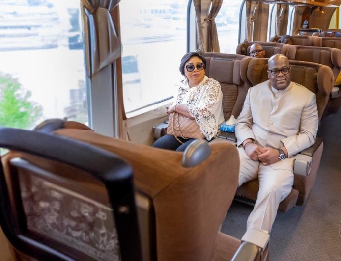 RDC : Félix Tshisekedi relance le trafic ferroviaire entre la Gare centrale et l’aéroport de N’djili
