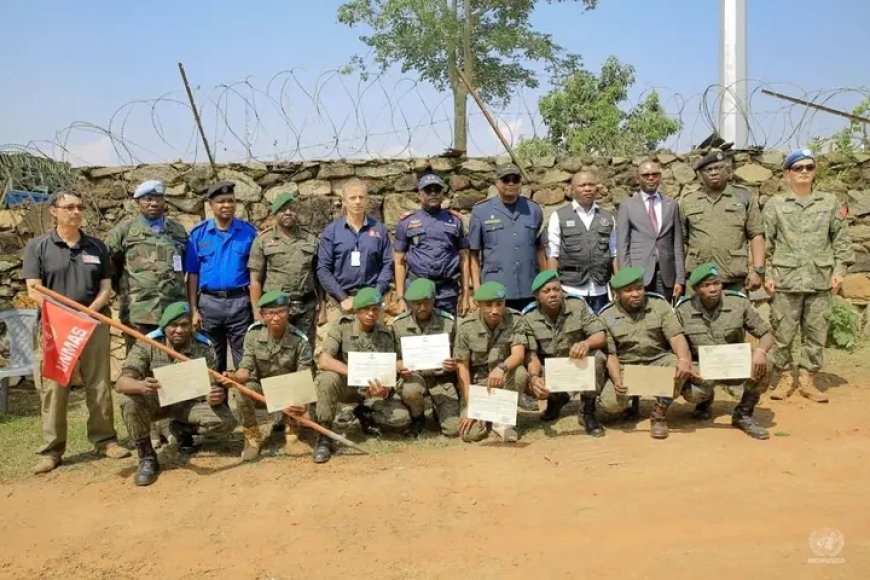 RDC : 8 militaires des FARDC formés aux techniques de neutralisation et de destruction des engins explosifs à Beni