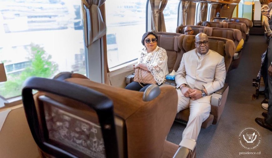 RDC : Félix Tshisekedi relance le trafic ferroviaire entre la Gare centrale et l’aéroport de N’djili