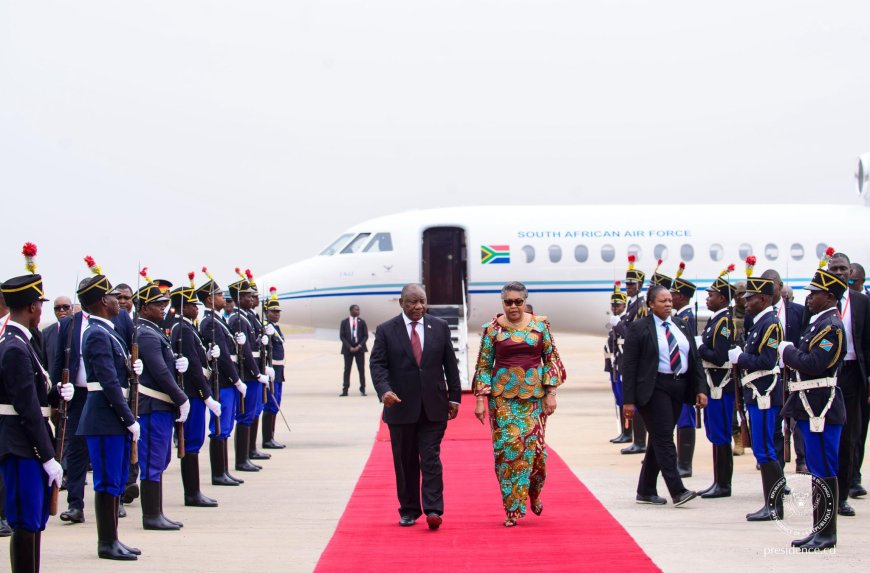 Cyril Ramaphosa à Kinshasa pour le renforcement de la coopération RDC - Afrique du Sud et la lutte contre Ebola