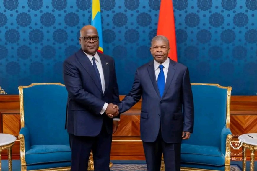 Luanda : Félix Tshisekedi et João Lourenço échangent sur la sécurité dans l'Est de la RDC