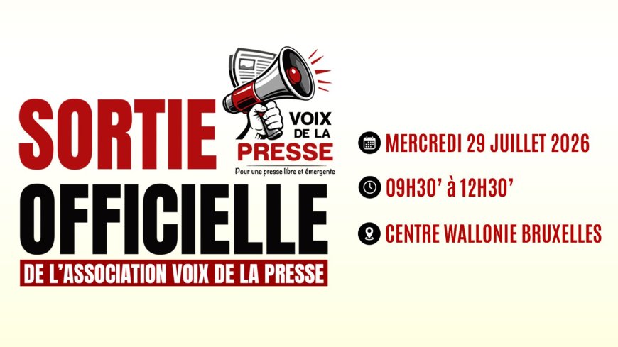 Voix de la Presse lance officiellement ses activités le 29 juillet à Kinshasa autour des enjeux de l'intelligence artificielle