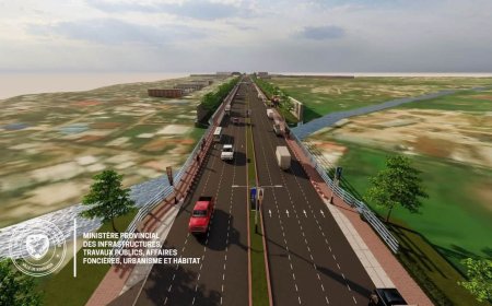 Kinshasa : Félix Tshisekedi lance les travaux de construction du boulevard Étienne Tshisekedi