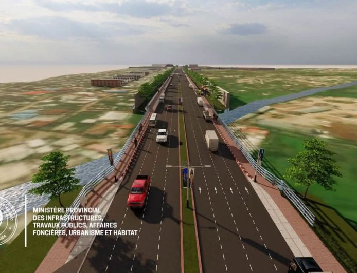 Kinshasa : Félix Tshisekedi lance les travaux de construction du boulevard Étienne Tshisekedi