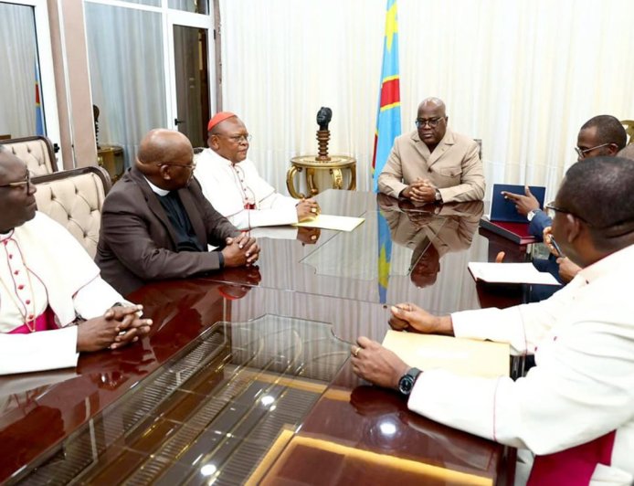 RDC : Tshisekedi a présenté le projet du dialogue aux représentants des Églises et figures politiques [Jeune Afrique]