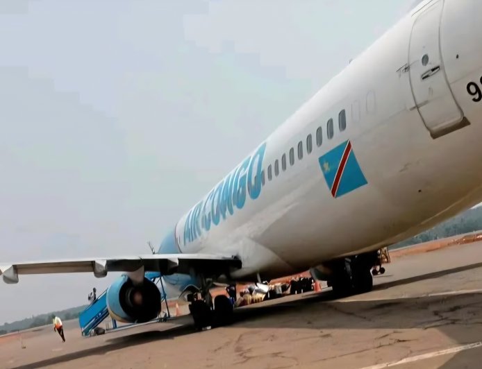 RDC : un avion de la nouvelle compagnie Air Congo connaît un problème de moteur à Mbuji-Mayi