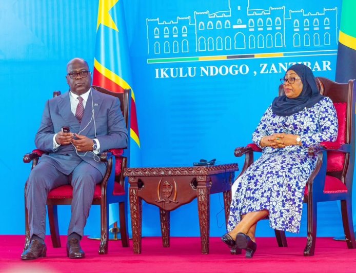 RDC - Tanzanie : Félix Tshisekedi et Samia Suluhu passent en revue la coopération entre Kinshasa et Dodoma
