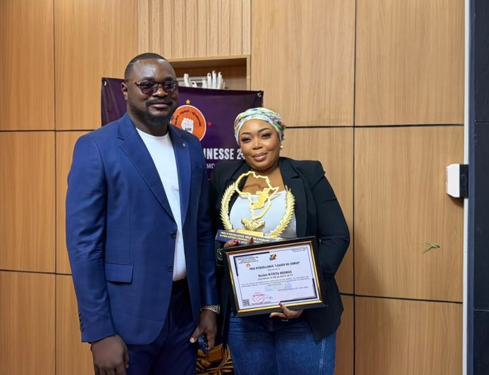 Brazzaville-Kinshasa : Rachel Kitsita distinguée par le Prix d’Excellence Leader du Congo
