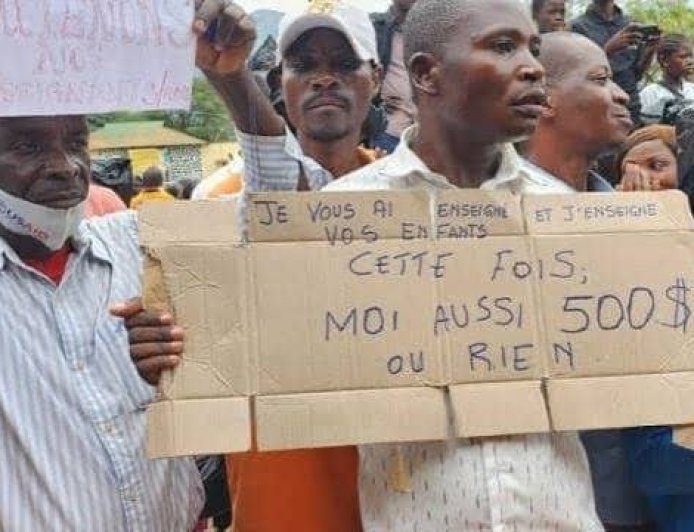 RDC : les enseignants conditionnent la rentrée scolaire 2026-2027 notamment au paiement d’un salaire de 500 $