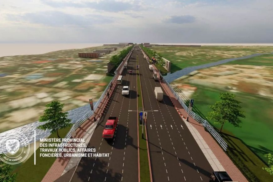 Kinshasa : Félix Tshisekedi lance les travaux de construction du boulevard Étienne Tshisekedi