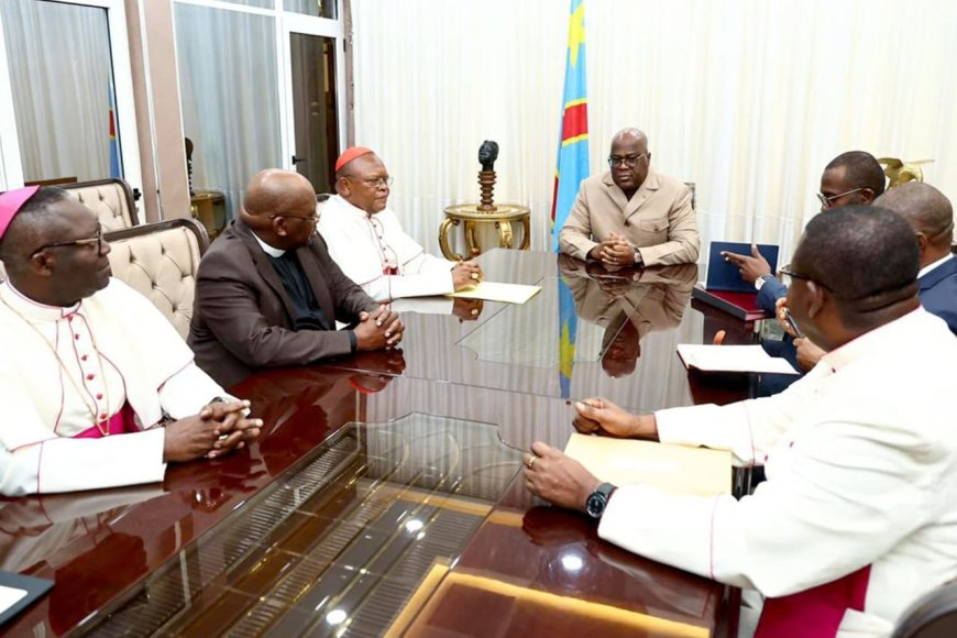 RDC : Tshisekedi a présenté le projet du dialogue aux représentants des Églises et figures politiques [Jeune Afrique]