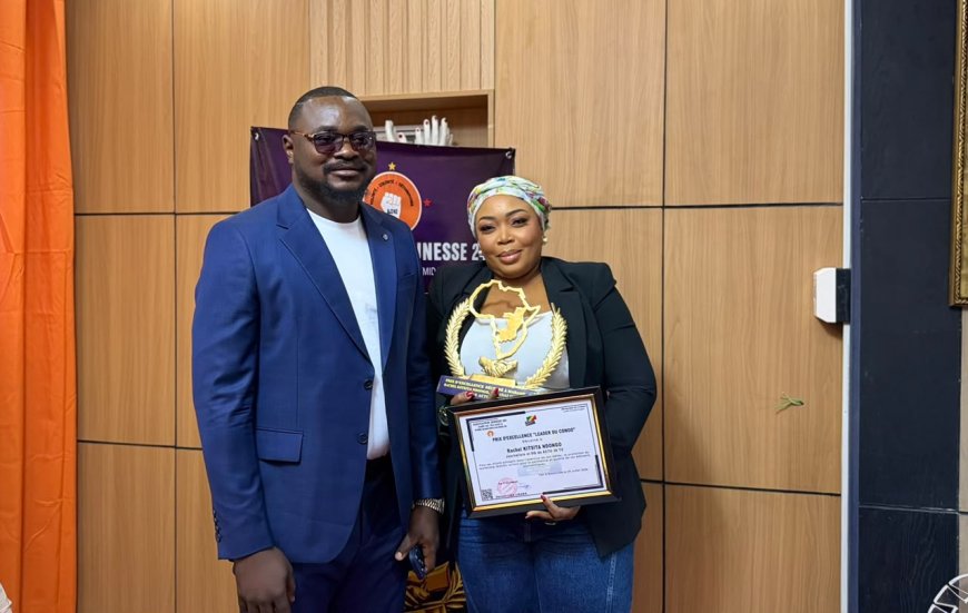 Brazzaville-Kinshasa : Rachel Kitsita distinguée par le Prix d’Excellence Leader du Congo