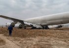 Kinshasa : un avion-cargo de la compagnie Cargo Trans Air rate son décollage à l’aéroport international de N’djili