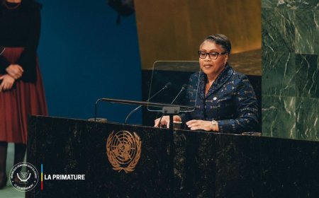 À l’ONU, Judith Suminwa appelle à renforcer la solidarité face aux déplacements forcés en RDC