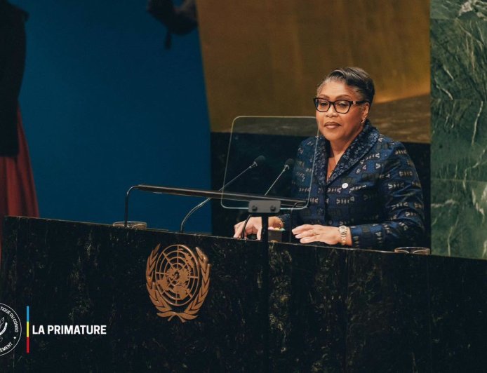 À l’ONU, Judith Suminwa appelle à renforcer la solidarité face aux déplacements forcés en RDC