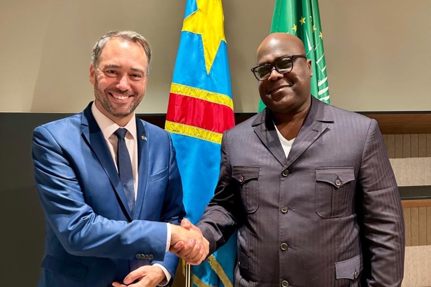 Coopération : la situation dans l'Est du pays et les efforts de médiation en cours au cœur des échanges entre Félix Tshisekedi et Maxime Prévot