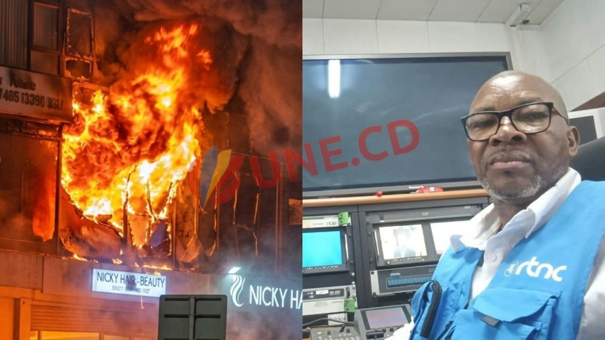 Kinshasa : plusieurs morts dont un cameraman de la RTNC dans l’incendie d’une salle de fête