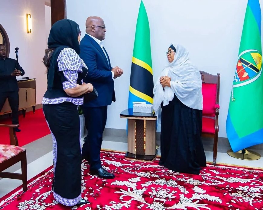 RDC - Tanzanie : Felix Tshisekedi à Zanzibar pour apporter réconfort à son homologue Samia Suluhu Hassan éprouvée