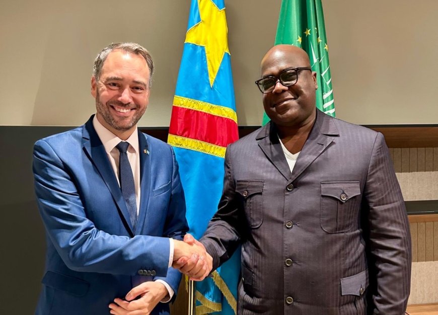 Coopération : la situation dans l'Est du pays et les efforts de médiation en cours au cœur des échanges entre Félix Tshisekedi et Maxime Prévot