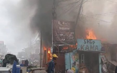 Kinshasa : un incendie attribué à un raccordement électrique « frauduleux » ravage une église et plusieurs commerces à Sola (Ngaliema)