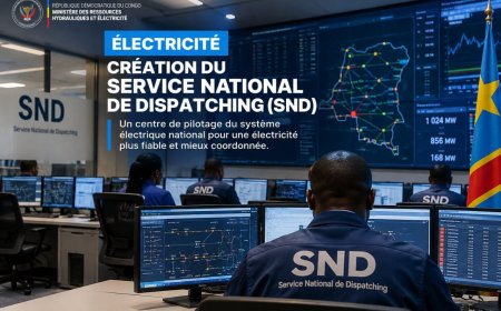 Électricité en RDC : le ministre Molendo Sakombi crée un centre national de pilotage électrique dénommé « Service national de dispatching » (SND)