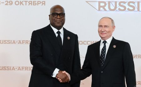 3ème Sommet Russie-Afrique : Félix Tshisekedi appelle Moscou à soutenir l’application des résolutions de l’ONU exigeant le retrait des troupes rwandaises de la RDC