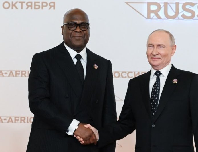 3ème Sommet Russie-Afrique : Félix Tshisekedi appelle Moscou à soutenir l’application des résolutions de l’ONU exigeant le retrait des troupes rwandaises de la RDC