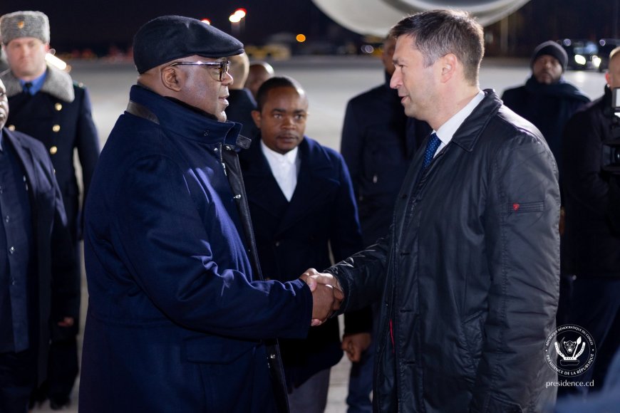 Félix Tshisekedi à Moscou pour le 3ème Sommet Russie - Afrique