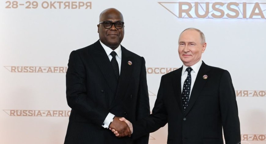 3ème Sommet Russie-Afrique : Félix Tshisekedi appelle Moscou à soutenir l’application des résolutions de l’ONU exigeant le retrait des troupes rwandaises de la RDC