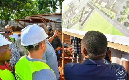 Kasaï oriental : Félix Tshisekedi a inspecté les chantiers d'infrastructures dans la ville de Mbuji-Mayi