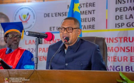 ESU : José Mpanda a lancé officiellement l’année académique 2022-2023 à l'ISP