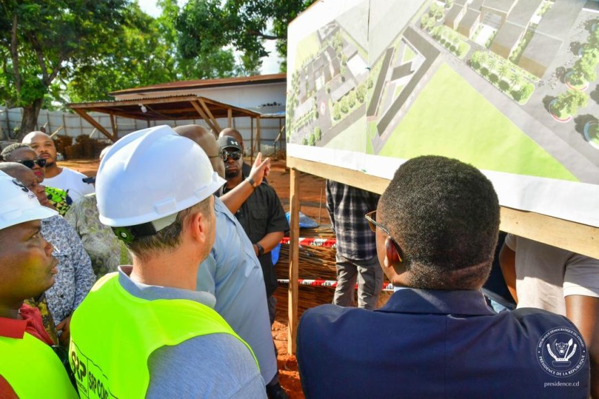 Kasaï oriental : Félix Tshisekedi a inspecté les chantiers d'infrastructures dans la ville de Mbuji-Mayi