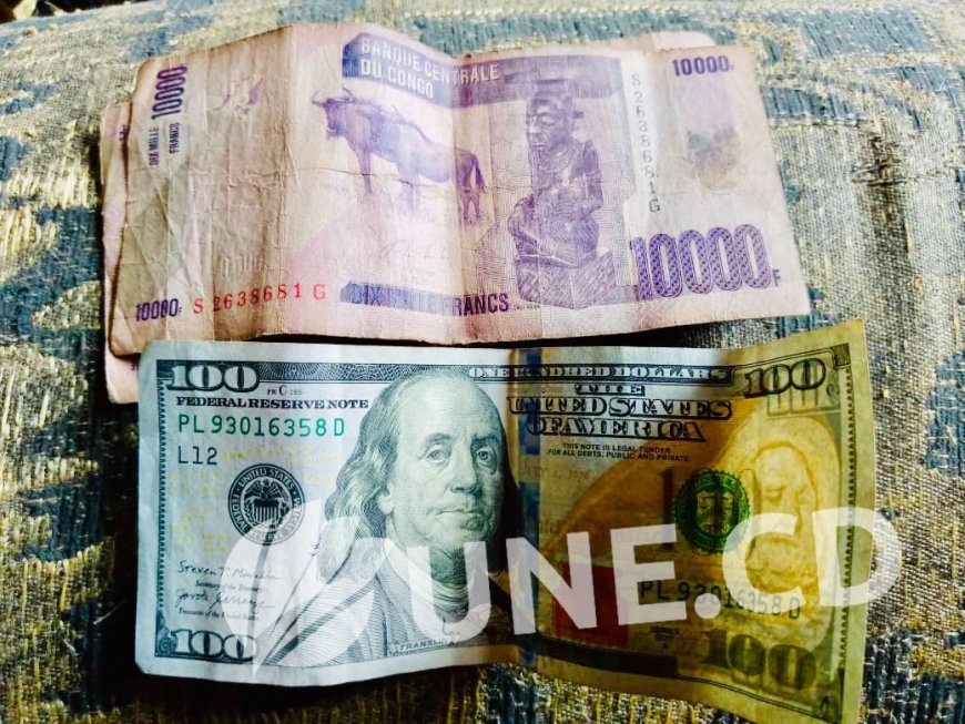Dépréciation du Franc congolais : 1 dollars se change à 2222 CDF à Kinshasa 