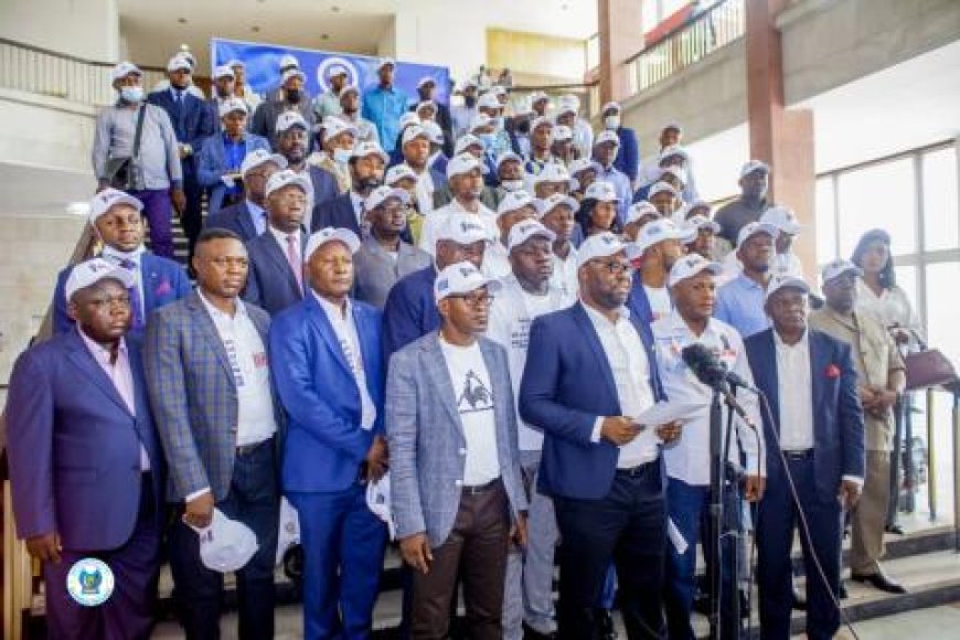 RDC : Les députés nationaux « révolutionnaires » de l’union sacrée promettent à Tshisekedi une majorité parlementaire en 2023 (déclaration)