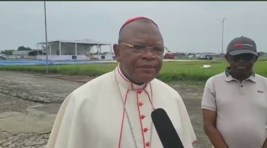 Arrivée du Pape à Kinshasa : Le Cardinal Ambongo s'inquiète de l'insuffisance de l'espace