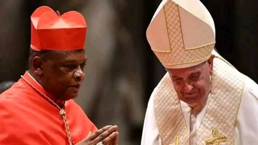 Réplique de Fridolin Ambongo au prof Mbata : « La visite du pape n'a rien à voir avec le régime en place »