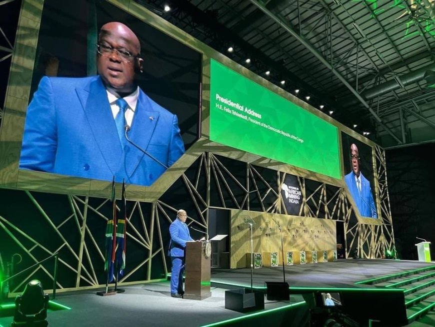 Diplomatie : Après l'Ouganda, le Congo-Brazza et l'Angola, Tshisekedi participe au Forum Mining indaba en Afrique du Sud