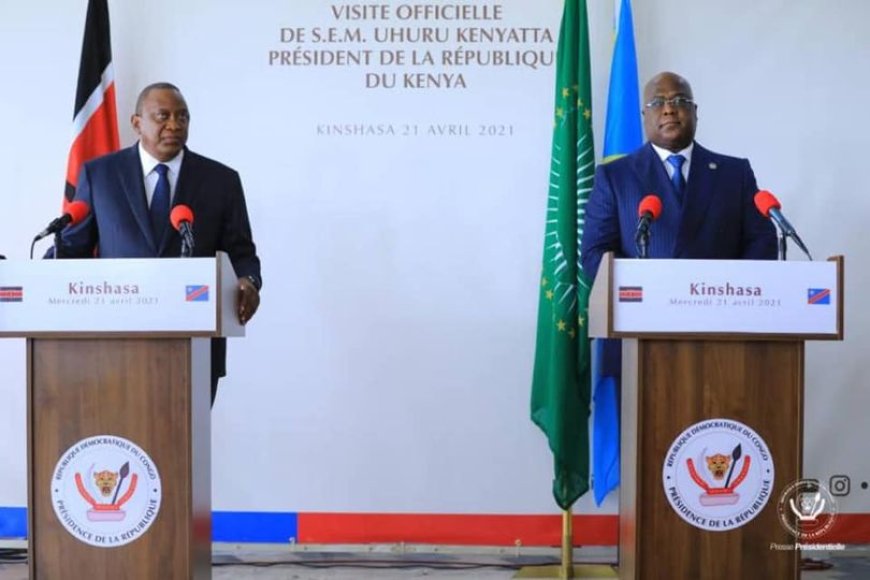 Coopération : Félix Tshisekedi promet d’éradiquer l’insécurité à l’EST avec l’appui des militaires kenyans