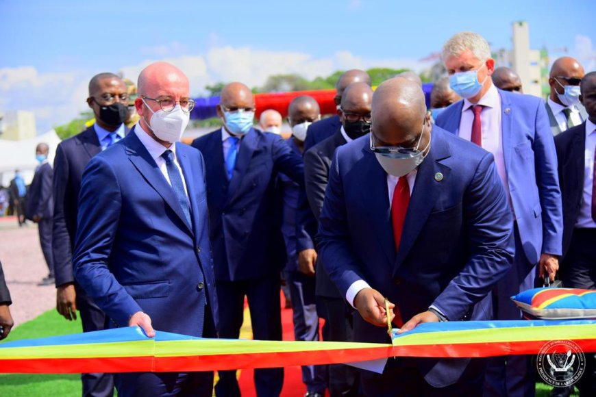 RDC – UE : Félix Tshisekedi et Charles Michel ont inauguré deux bateaux baliseurs multifonctions