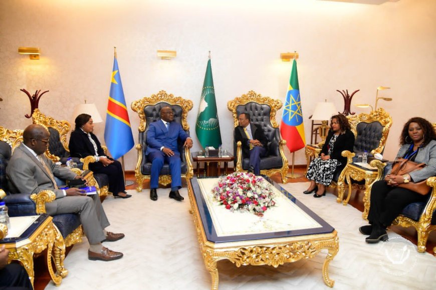 Félix Tshisekedi à Addis-Abeba pour la 36ème Assemblée Générale de l’Union Africaine