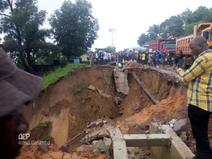 Kinshasa : La route nationale N°01  à nouveau menacée vers Matadi Kibala