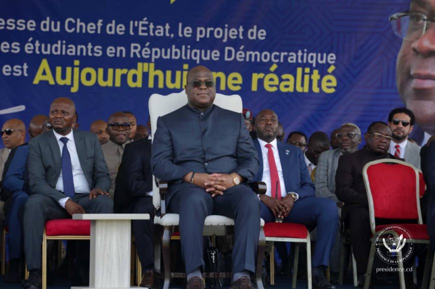 ESU : Félix Tshisekedi a lancé la mise en service des bus Trans-Academia