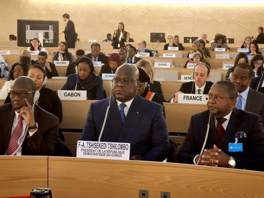 52ème Session du Conseil des droits de l’homme de l’ONU : « il est impérieux de mettre fin aux aventures guerrières du Rwanda à l'Est de la RDC », Félix Tshisekedi