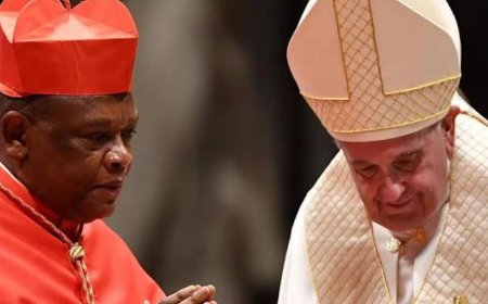Eglise catholique : le Cardinal Fridolin Ambongo reconduit dans le nouveau Conseil des Cardinaux du Pape François