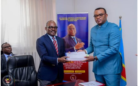 RDC : Jean-Pierre Lihau et Nicolas Kazadi dotent la DGI, la DGDA et la DGRAD des cadres et structures organiques
