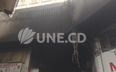 Kinshasa : Dégâts matériels énormes après un incendie à l’immeuble Botour