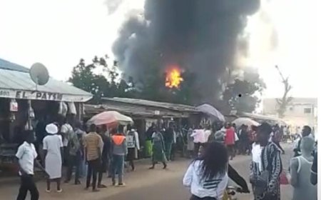 Kwilu : Un dépôt de carburant en feu à Bandundu-ville