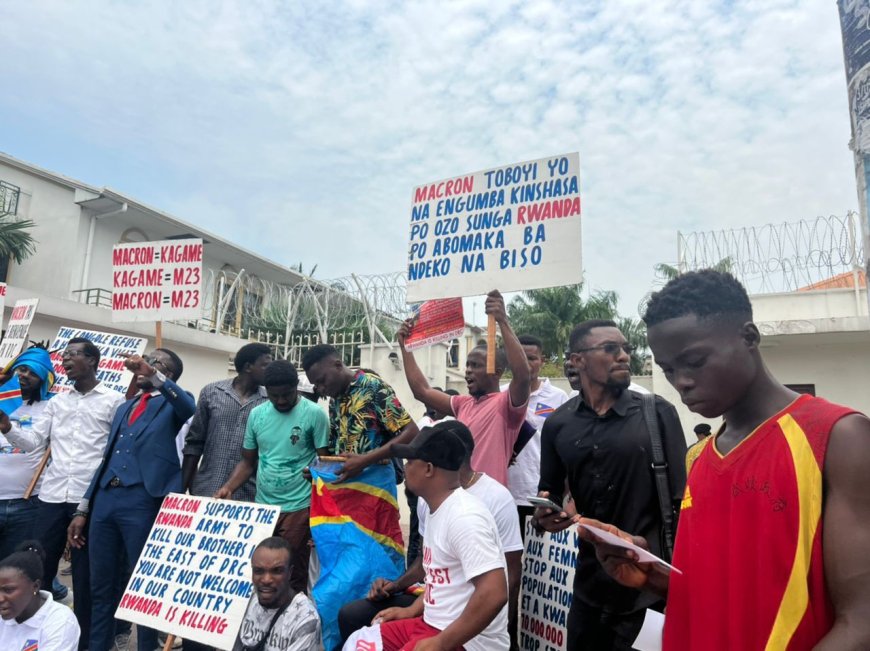 Paul Kagame aux Manifestants anti-Macron : « Si vous manifestez contre  l’ingérence du Rwanda dans les problèmes de la RDC, là aussi vous manifestez contre un faux problème »