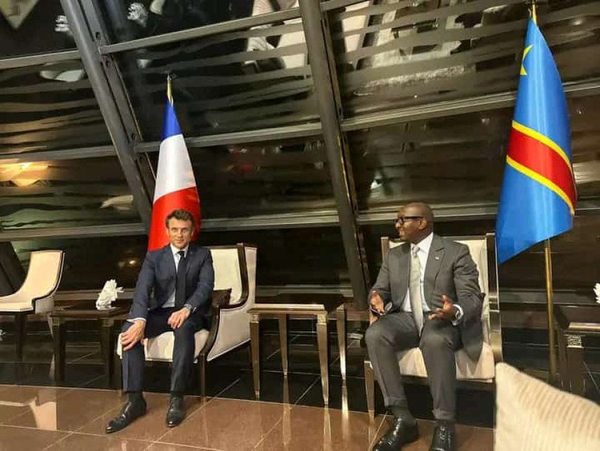 RDC : Le Président Français, Macron, est déjà à Kinshasa
